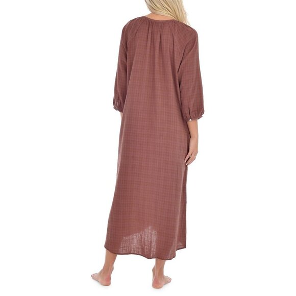 Anthropologie Layla Gauze Midi Maxi Dress Boho Coastal Oversized Peasant Tunic - Picture 4 of 14